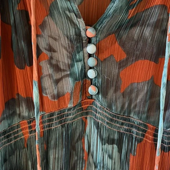 Anthropologie XXSP Marais Printed Tiered Maxi dress - Picture 2 of 8